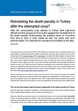 Reinstating the death penalty in Turkey after the attempted coup?
